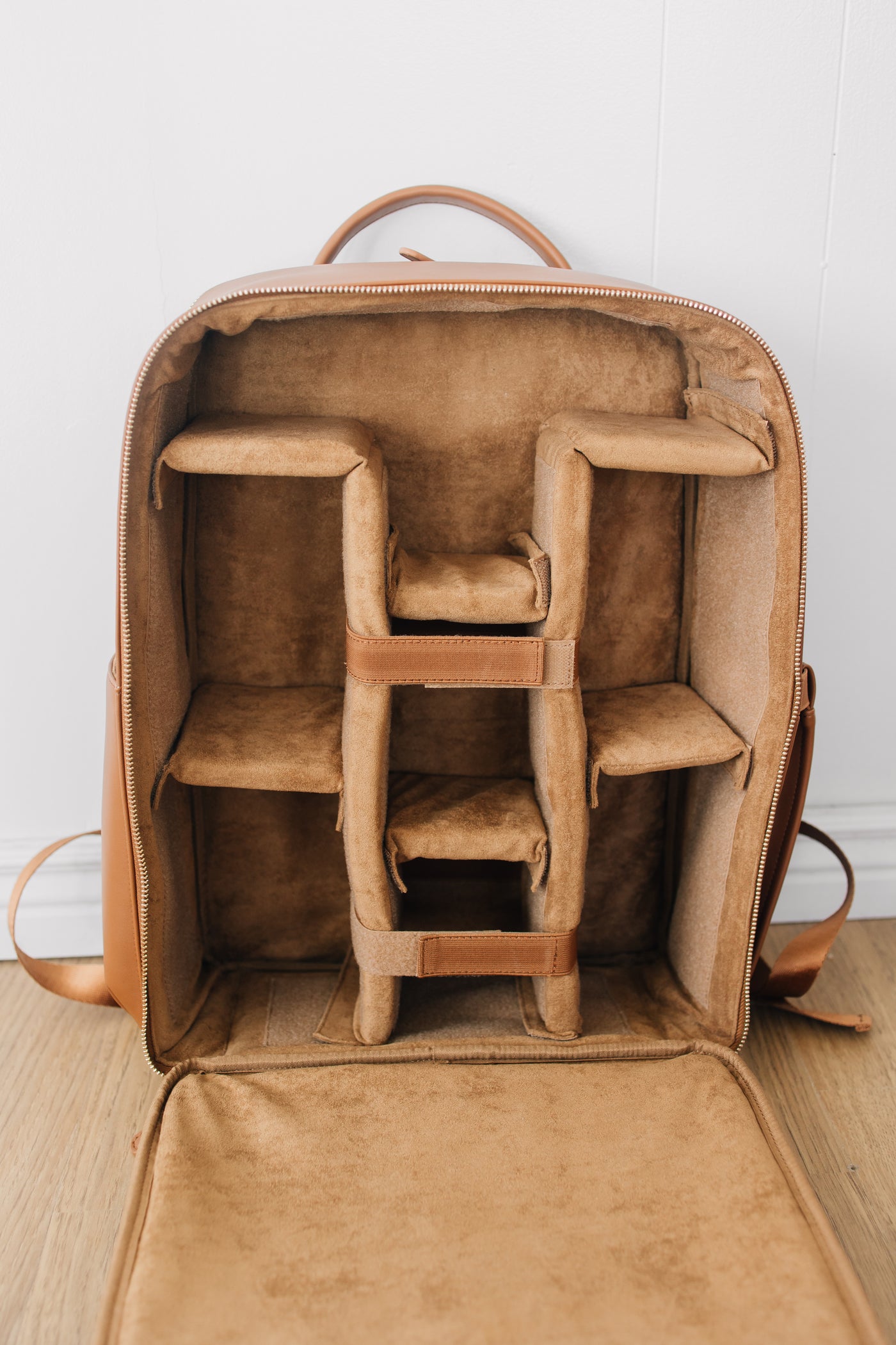brown leather camera backpack The Lyla Backpack · Ruby+Rae