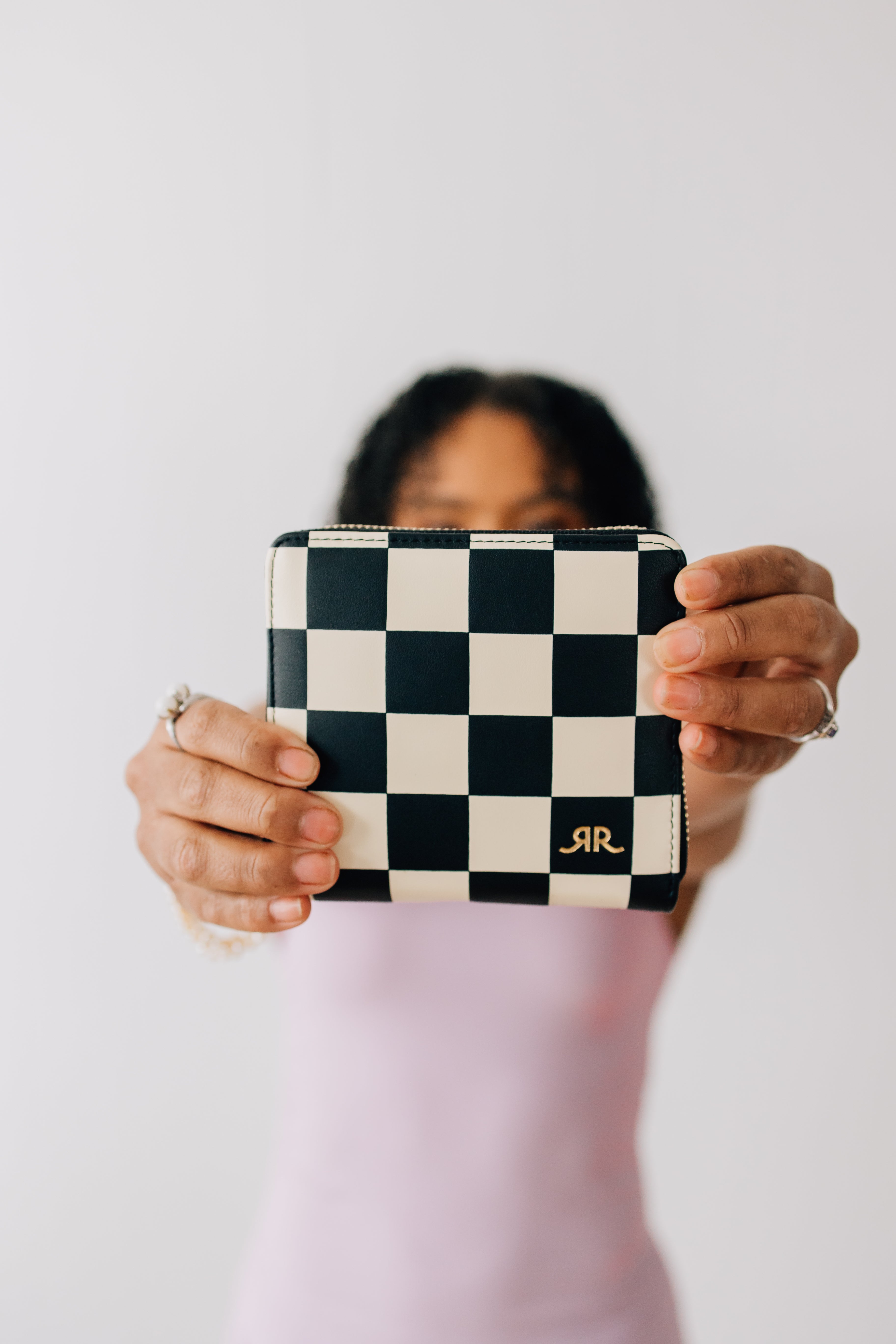 LIMITED EDITION Black and Cream Checkered Backup